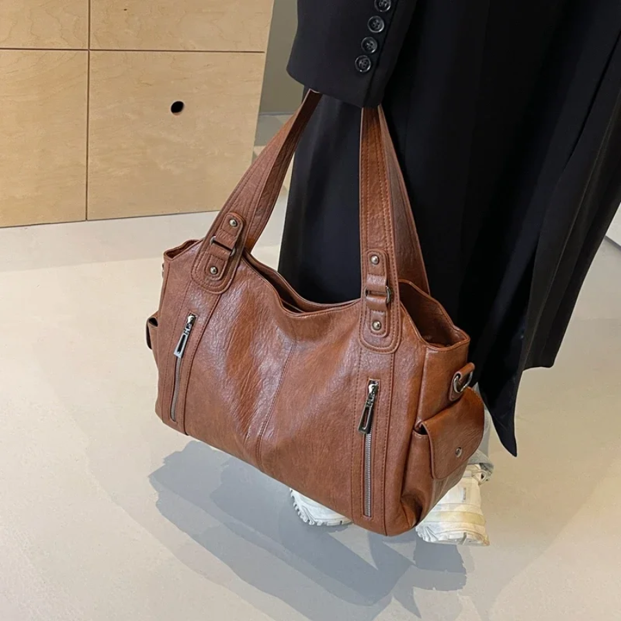 Ginevra™ - Elegante borsa a tracolla in pelle