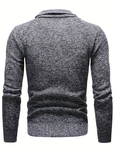 Leonardo™ - Elegante maglione casual con mezza cerniera