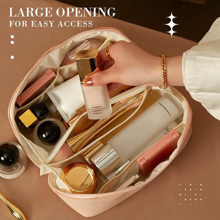 Fiorella™ - Borsa cosmetica da viaggio di grande capacità