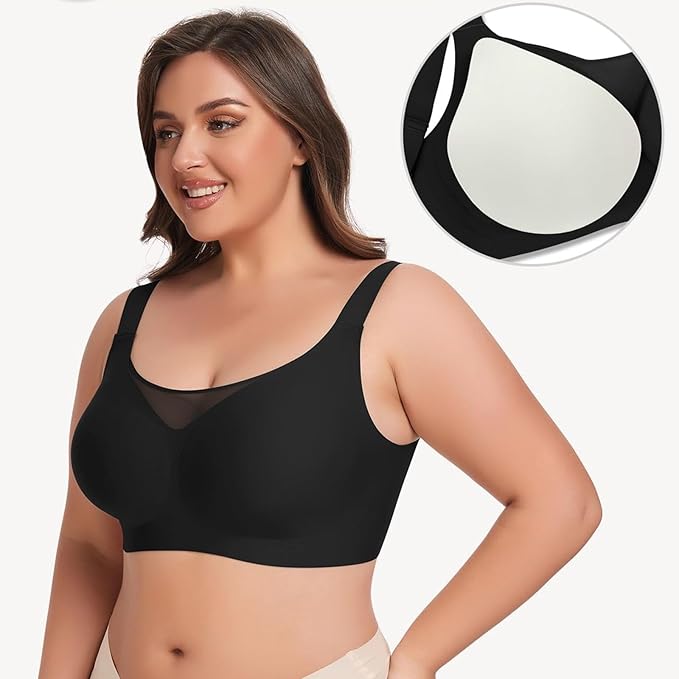 Chiara™ - Reggiseno senza ferretto super confortevole per taglie grandi