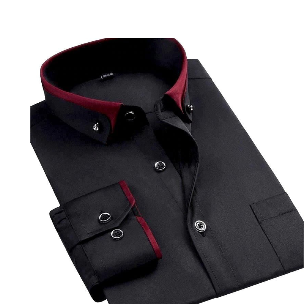 Angelo™ - Classica camicia calda a maniche lunghe