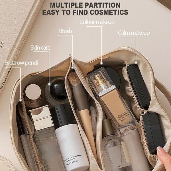 Fiorella™ - Borsa cosmetica da viaggio di grande capacità