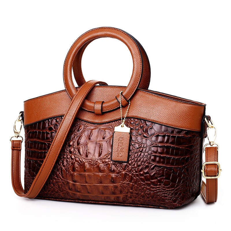 Stella™ - Elegante borsa in coccodrillo fatta a mano