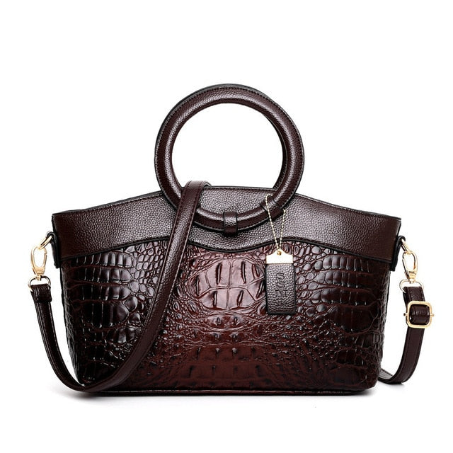 Stella™ - Elegante borsa in coccodrillo fatta a mano