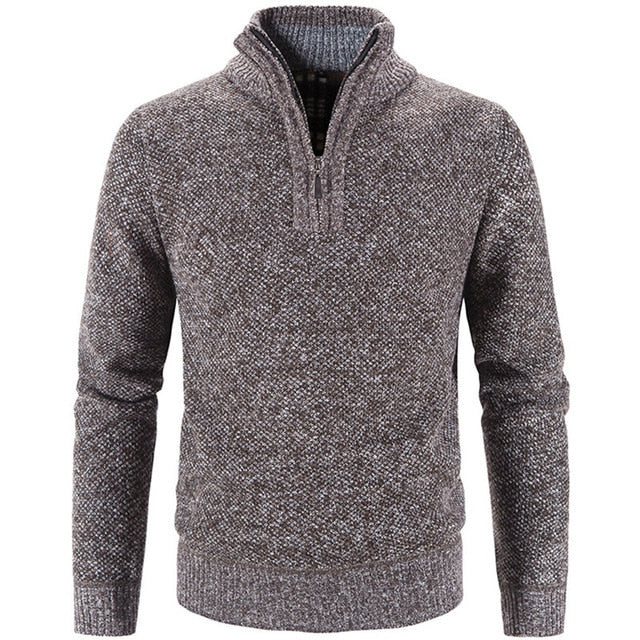 Leonardo™ - Elegante maglione casual con mezza cerniera