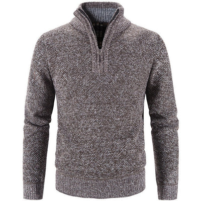 Leonardo™ - Elegante maglione casual con mezza cerniera